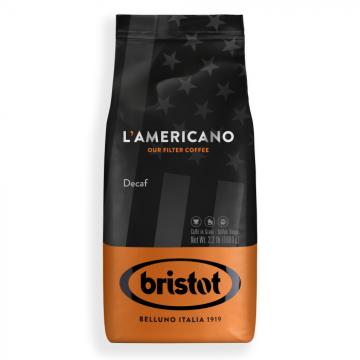 Cafea boabe Bristot L'Americano decaf 1kg de la Activ Sda Srl