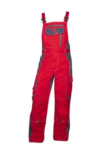 Pantaloni de lucru cu pieptar Vision 03 rosu (176-182cm) de la Mabo Invest