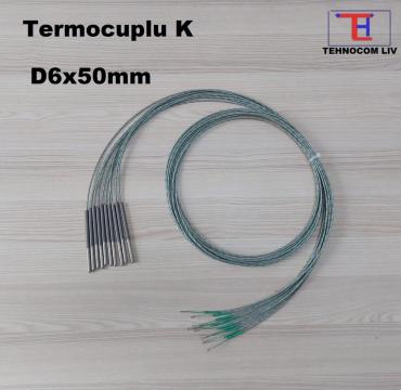 Sonda termocuplu K 6x50mm Focsani de la Tehnocom Liv Rezistente Electrice, Etansari Mecanice