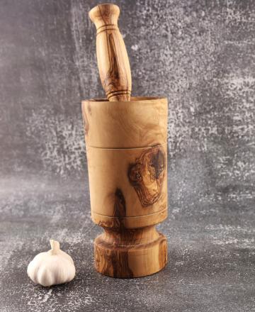 Mojar cu pistil Podgor din lemn de maslin