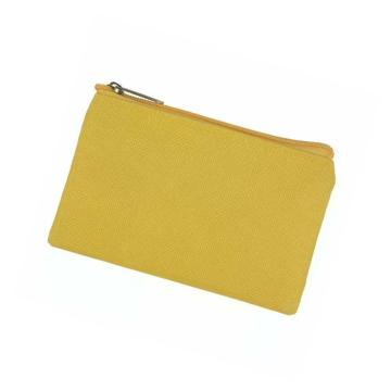 Penar cu fermoar, geanta cosmetice, galben, 21x11 cm de la Dali Mag Online Srl
