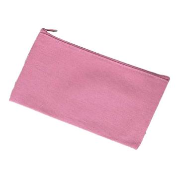 Penar cu fermoar, geanta cosmetice, roz, 21x11 cm