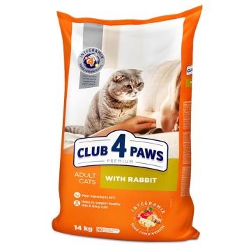 Hrana pisici adulte cu iepure 14 kg - Club 4 Paws