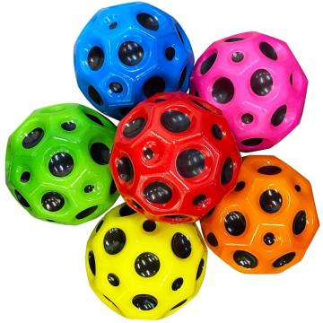 Set 6 mingi saltarete, super space ball, multicolore, 7 cm