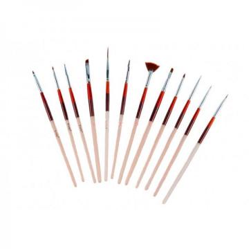 Set 12 pensule pentru acryl si gel UV - Yvette de la Produse Online 24h Srl