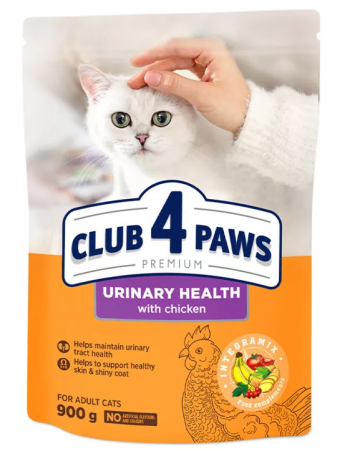 Hrana pisici Club 4 Paws Cat Adult Urinary Health 900g de la Club4Paws Srl