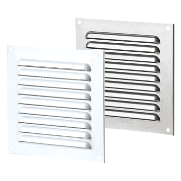 Grile de ventilatie Metal bended grille MVMPO 100 s A white