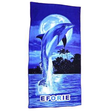 Prosop de plaja, baie, Eforie delfin 150x70 cm, magrot 049 de la Magrot Style Srl