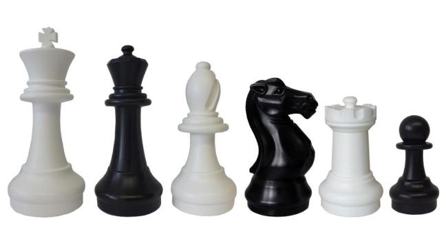 Set de sah pentru exterior, 40 cm Chessmaster