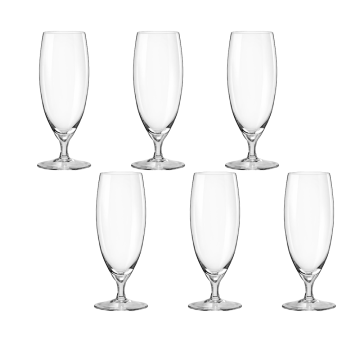 Set 6 pahare pentru bere Bohemia Cristal Bar-Beer 550ml de la Kalina Textile SRL