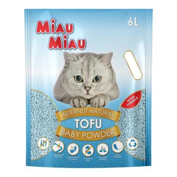 Asternut pisici Tofu Baby Pawder 6L de la Club4Paws Srl