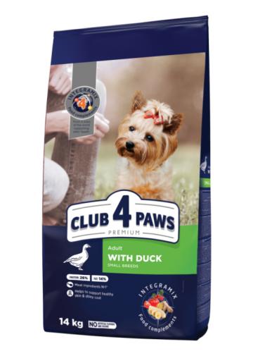 Hrana uscata caini talie mica cu rata 14kg - Club 4 Paws de la Club4Paws Srl