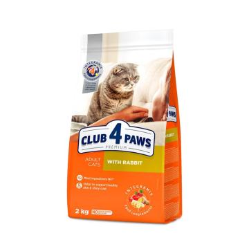 Hrana Club 4 Paws Cat adult cu iepure 2kg de la Club4Paws Srl