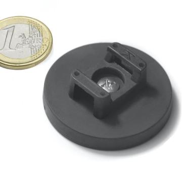 Magnet neodim cauciucat 43 mm, pentru fixare cablu de la Arca Hobber Srl