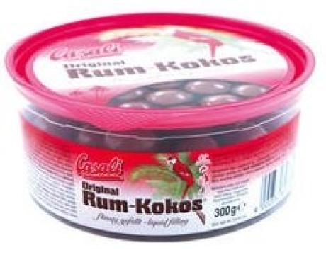 Drajeuri ciocolata Casali Rum-Kokos 300g