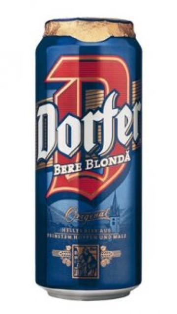 Bere Dorfer doza 0.5L, Alc. 4.9% SGR de la Supermarket Pentru Tine Srl