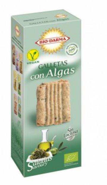 Biscuiti din ovaz cu alge bio 120g Bio Darma de la Supermarket Pentru Tine Srl