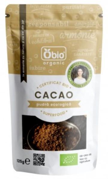 Cacao pudra raw eco 125g Obio de la Supermarket Pentru Tine Srl