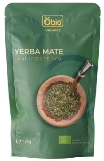 Ceai yerba mate instant bio 125g Obio de la Supermarket Pentru Tine Srl