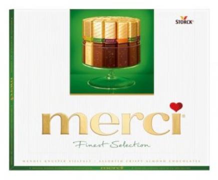 Praline ciocolata Merci verde 250g de la Supermarket Pentru Tine Srl