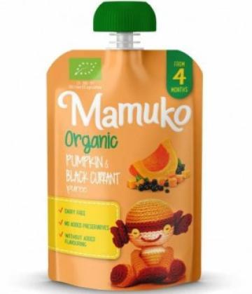 Piure de dovleac si coacaze bio 100g Mamuko de la Supermarket Pentru Tine Srl