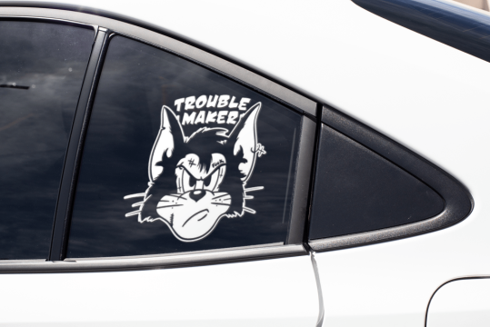 Sticker auto - Trouble maker