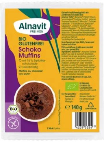 Briose cu ciocolata fara gluten, bio, 140g, 2 buc. Alnavit de la Supermarket Pentru Tine Srl