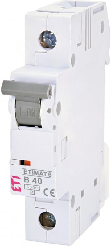 Siguranta automata ETI, ETIMAT 6 1p curba B40 eti Group de la Evia Store Consulting Srl