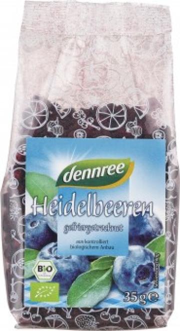 Afine uscate - liofilizate bio 35g Dennree de la Supermarket Pentru Tine Srl