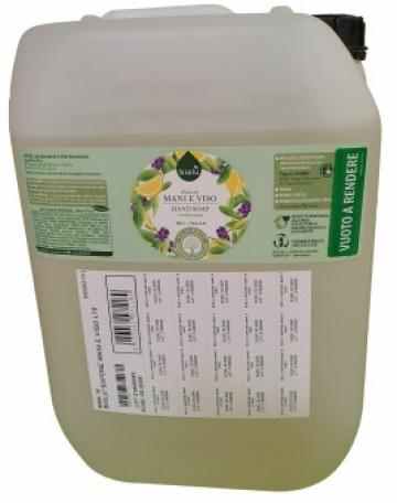 Sapun lichid ecologic cu lavanda si Vitamina E Biolu 10L de la Supermarket Pentru Tine Srl