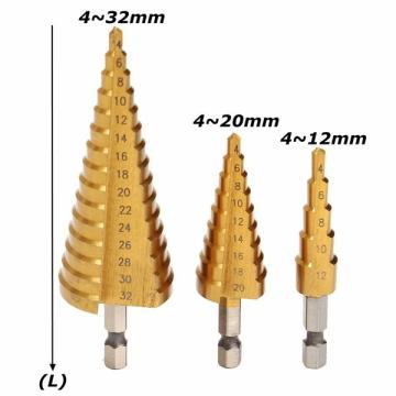 Burghiu in trepte pentru metal, 4-12 MM Titanizat de la Startreduceri Exclusive Online Srl - Magazin Online Pentru C