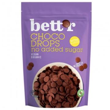 Bomboane Choco drops cu erythritol bio 200g Bettr