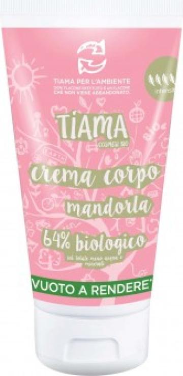 Crema de corp cu migdale bio 150ml Tiama de la Supermarket Pentru Tine Srl