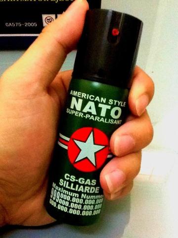 Spray paralizant de autoaparare NATO 60 ML