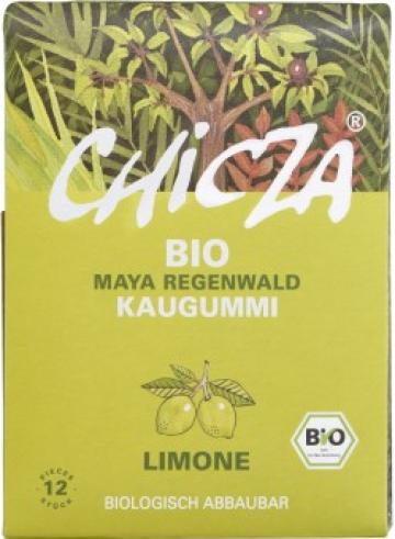 Guma de mestecat cu lamaie bio 30g Chicza de la Supermarket Pentru Tine Srl