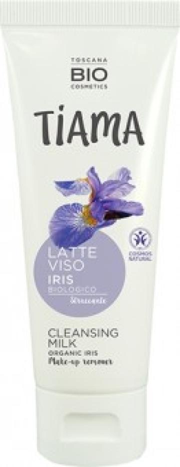 Lapte demachiant cu iris bio 75ml Tiama