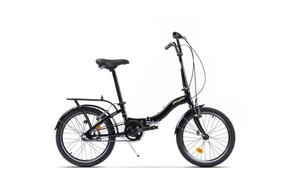 Bicicleta pliabila Pegas Camping 3S negru mat (AL) de la Transilvania Euro Tour Srl