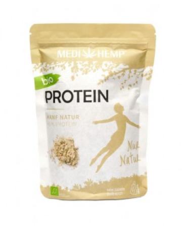 Proteina din canepa natur, bio, 330g, Medihemp