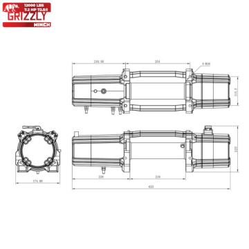 Troliu electric Grizzly Winch 12000lbs (5454 kg) de la Transilvania Euro Tour Srl