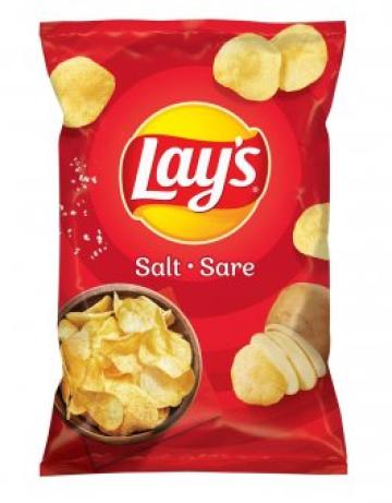 Chips din cartofi cu sare Lay's 60g de la Supermarket Pentru Tine Srl