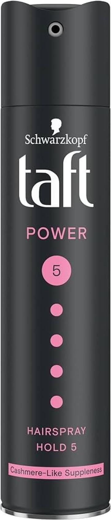 Fixativ Taft Power Cashmere, nivel fixare 5, formula vegana