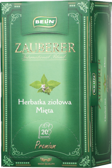 Ceai de menta ambalat individual Belin Zauberer 20x2g de la KraftAdvertising Srl