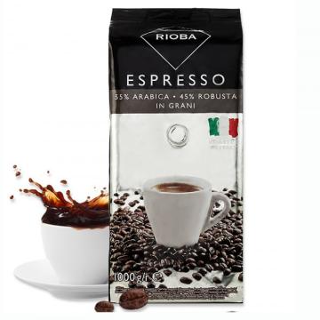 Cafea boabe Rioba Caffe Espresso 55% Arabica 45% Robust 1 kg de la KraftAdvertising Srl