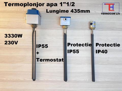 Termoplonjoare incalzire apa de 1-1/2", 10 3330W de la Tehnocom Liv Rezistente Electrice, Etansari Mecanice