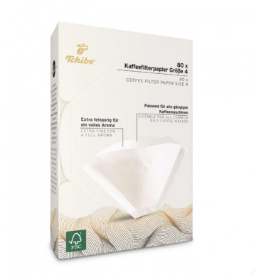 Filtre con pentru cafetiera Tchibo, V60 din hartie Nr.4 80bu de la KraftAdvertising Srl