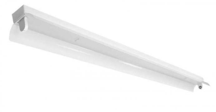 Corp neon cu reflector metalic neechipat pentru tub LED T8 de la Ledo Line Srl