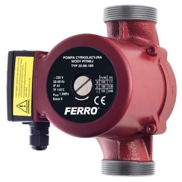 Pompa circulatie Ferro 25-80 de la IV & P Instalatii Srl