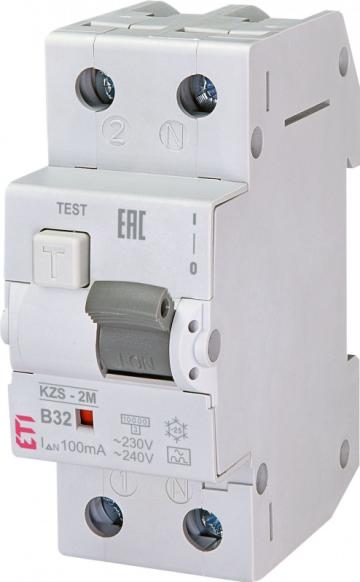 Siguranta automata diferentiala RCBO A, 32A/100mA, ETI