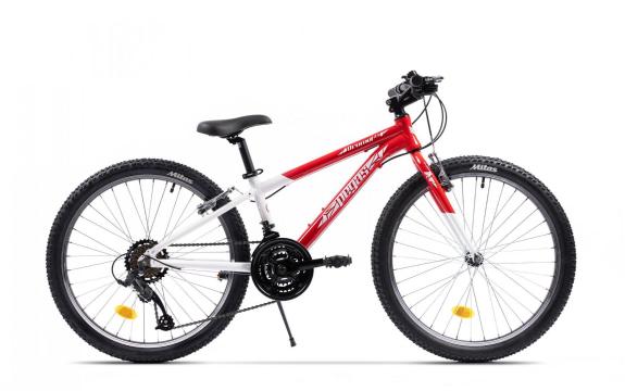 Bicicleta Pegas mini drumet 24'' rosu alb