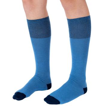 Sosete albastre, bumbac pieptanat, 3/4 de la Sockspoint Srl